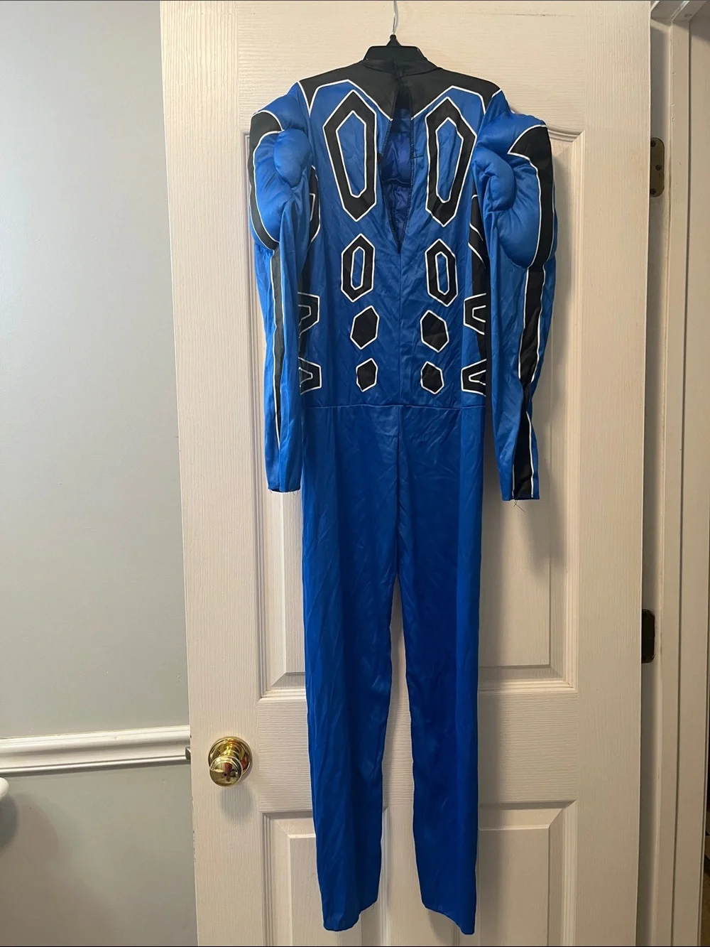 Power Ranger Blue Ranger Jungle Fury Costume - Bright Blue